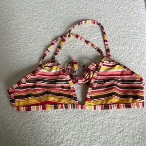 Patagonia Striped Multicolor Bikini Top